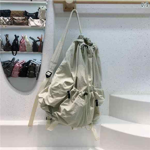 Draw String Back Pack Black - Picture 3 of 3